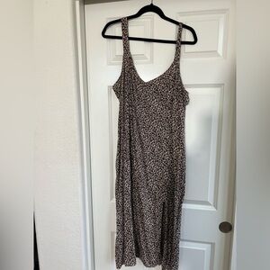 Abercrombie & Fitch Leopard Print Sleeveless Dress